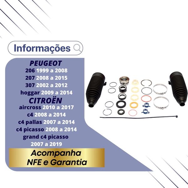 Reparo Caixa Setor Hidráulico Jtekt 206 207 307 Hoggar C4