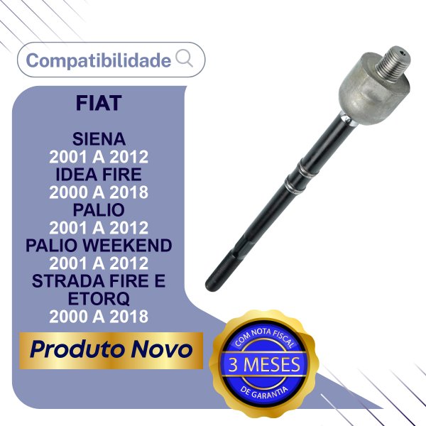 Barra De Articulação Axial Direção Hidráulica Palio, Strada