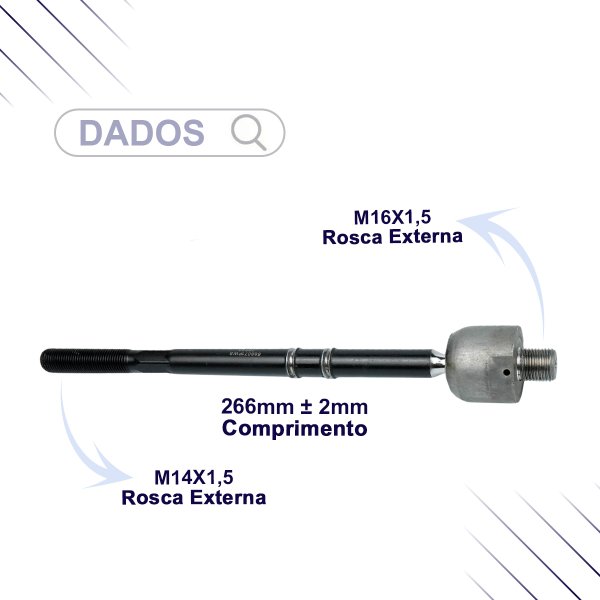 Barra De Articulação Axial Direção Hidráulica Palio, Strada