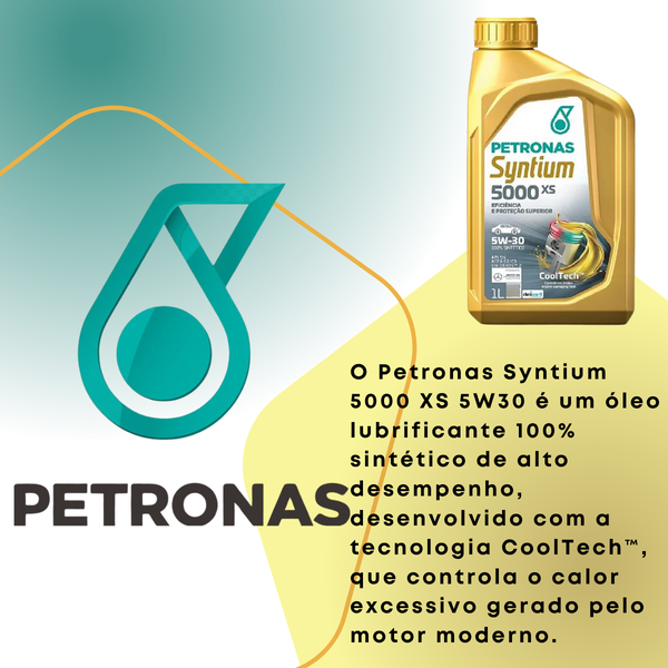 Óleo De Motor Petronas Syntium 5w-30 1l Sintético 5000xs