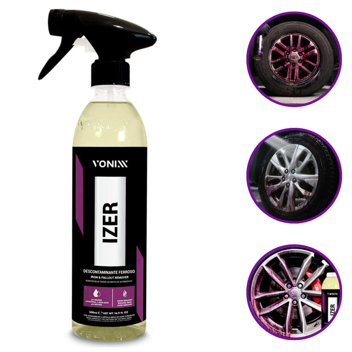 Descontaminante Ferroso Izer Vonixx Remove Oxidação, Fuligem de